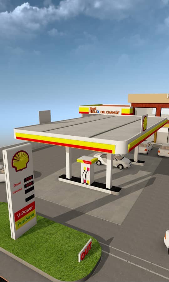 Shell Fuel Station